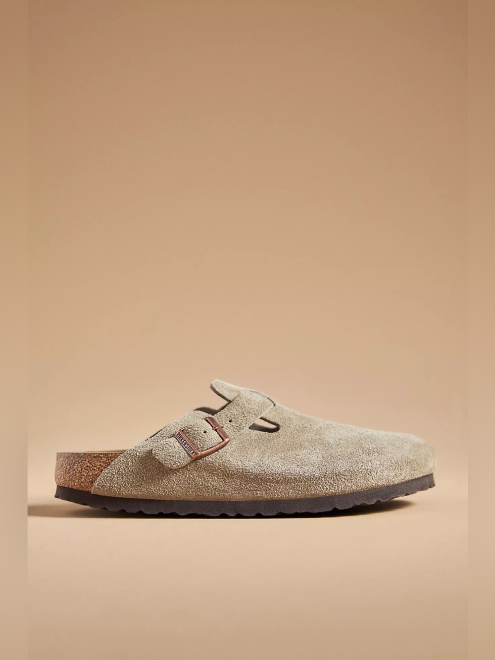 Birkenstock Boston Soft Footbed Clogs Taupe EU 40 NWT - Picture 3 of 11